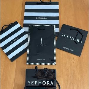 LOT OF 5 SEPHORA BAGS